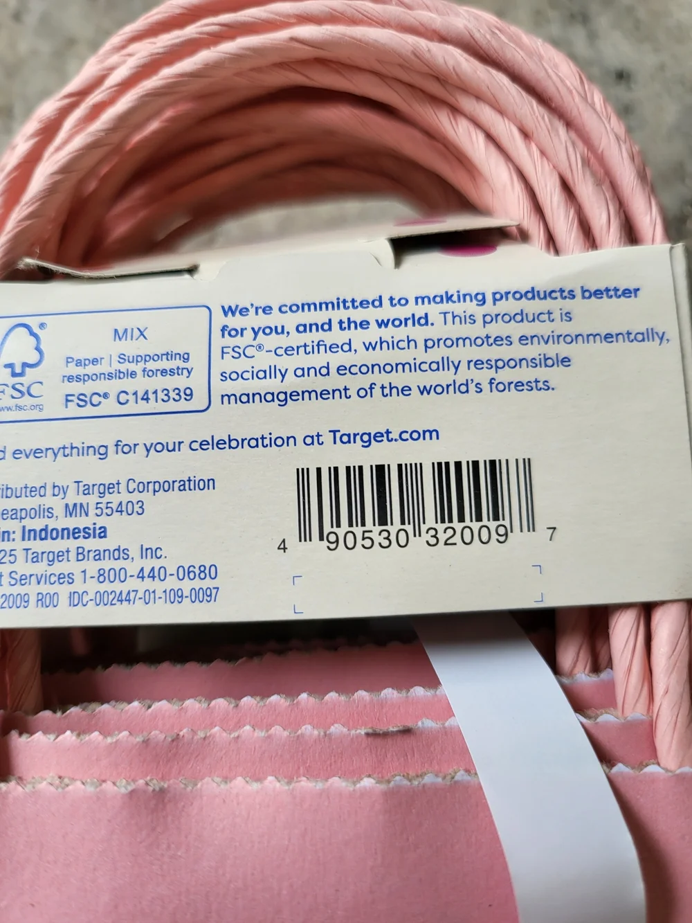 Spritz Pink Party Favor Bags with Twisted Handles